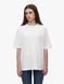 POSITIVE Oversized Milky white Unisex T-shirt, Milky white, S